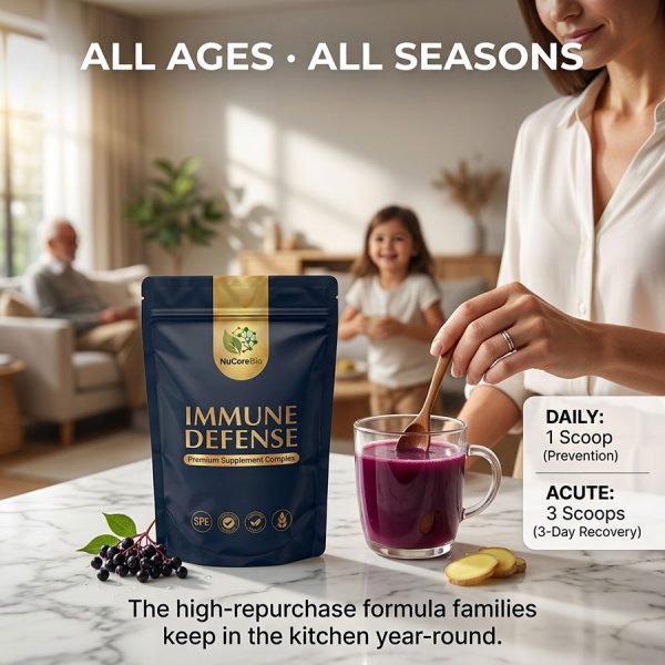 Bulk Immune Defense Powder | 10-in-1 Elderberry & Zinc Ionophore Supplement | OEM/ODM Clinically Proven Cold & Flu Relief