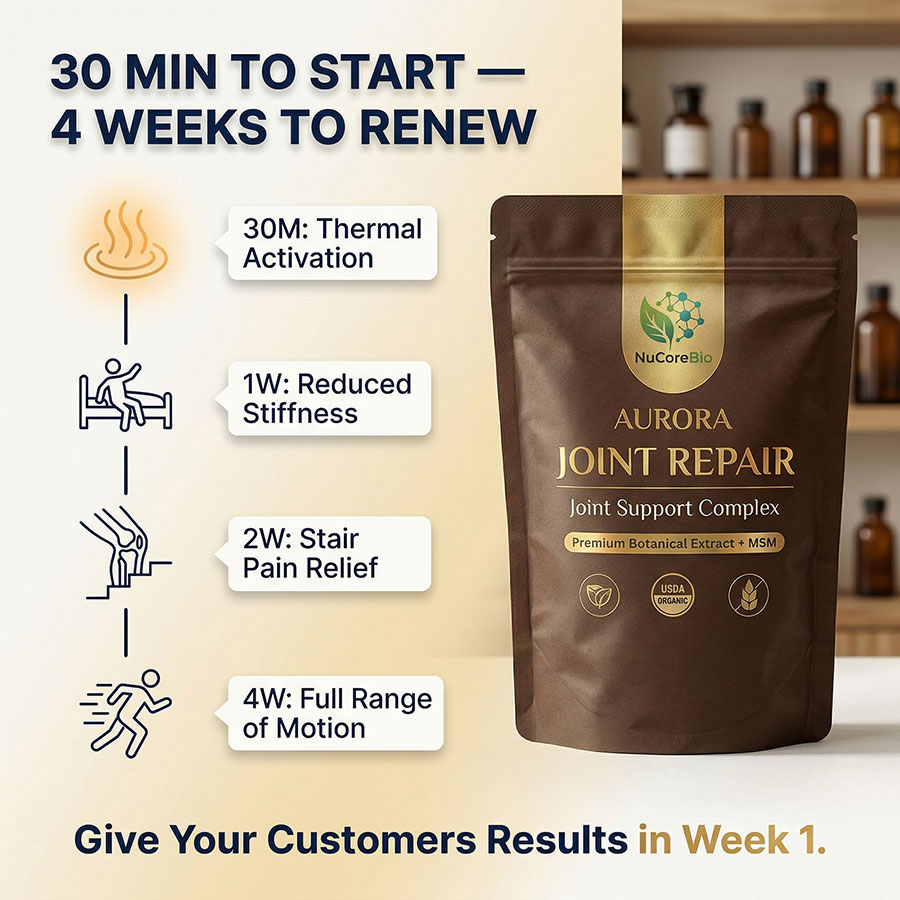 Bulk Active Joint Repair Peptides Powder | Private Label OEM/ODM Botanical Extract Supplement | Dual-Pathway Anti-Inflammatory COX-2 5-LOX | High Bioavailability Curcumin Boswellia MSM Glucosamine | Wholesale Joint Health Formulation for Sports Nutrition & Senior Care - Image 6