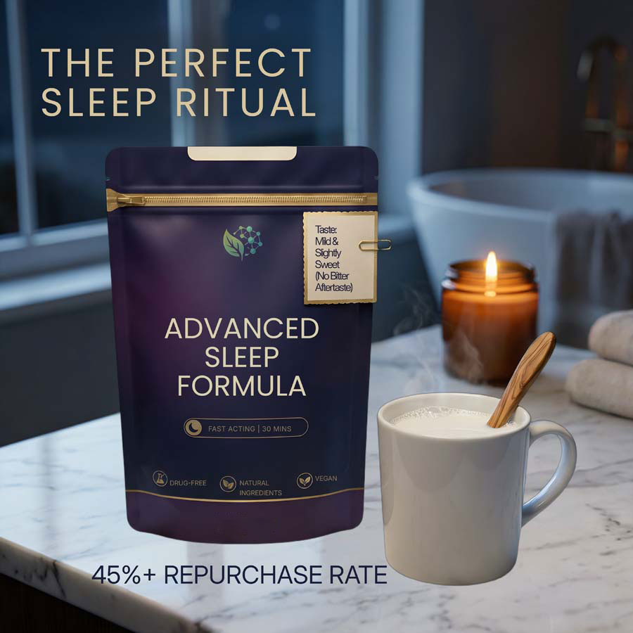 Melatonin-Free Sleep Supplement Bulk | OEM/ODM GABA 750mg Magnesium Glycinate Powder | Private Label Non-Habit Forming Deep Sleep Formula | EU & US Compliant Wholesale Valerian Passionflower Extract | Fast-Acting Relaxation Aid for Global Brands - Image 6