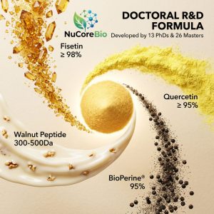 Neuro-Senolytic Walnut Peptide Supplement OEM/ODM: High-Purity Fisetin & Quercetin Nootropic | Anti-Zombie Cells, Brain Fog Relief, Cognitive Longevity | Private Label Nutra Manufacturing, Low MOQ, Lab-Tested Formula - Image 5