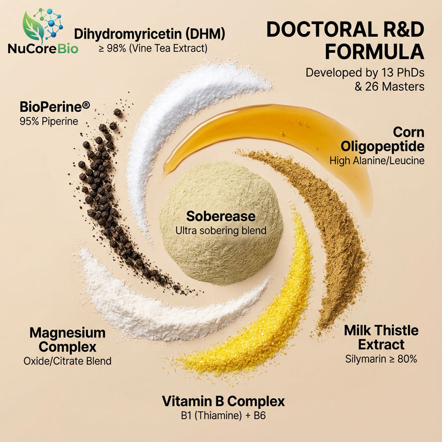 DHM Liver Support Supplement OEM/ODM: High Potency Corn Oligopeptide & 98% Dihydromyricetin Capsules | Private Label Anti-Hangover Recovery Formula | GMP Certified Bulk Sourcing for Wellness Brands & Distributors - Image 5