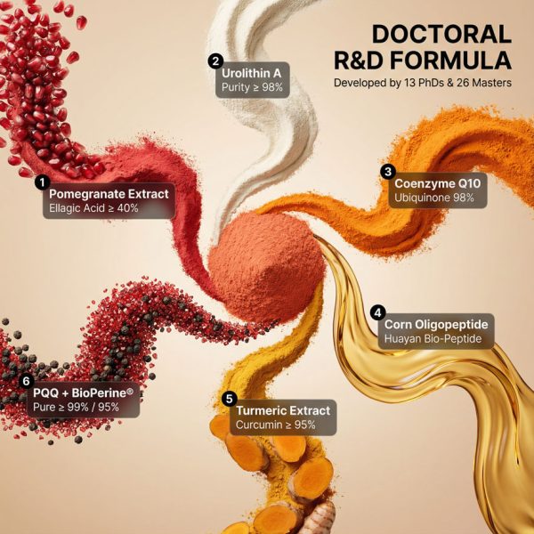 Urolithin A Mito-Power Capsules | Bulk OEM/ODM Mitochondrial Health Supplement | High-Purity PQQ & Corn Oligopeptide Formula | Private Label Longevity Nutratech | Cellular Energy & Anti-Aging Sourcing | Low MOQ