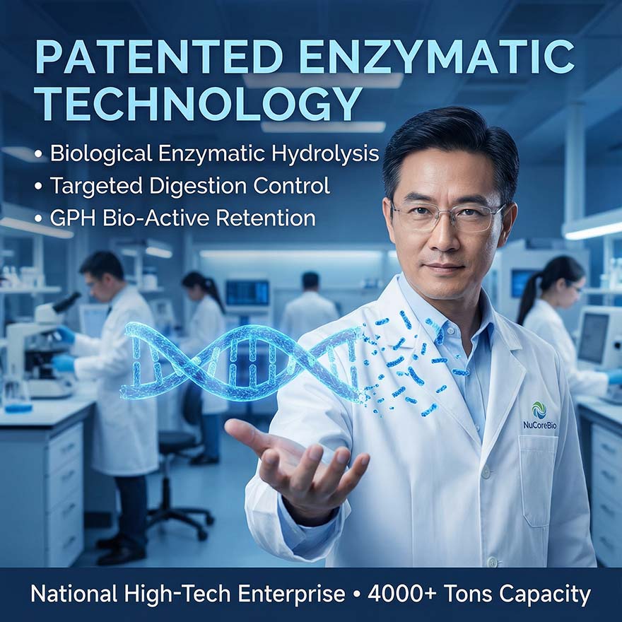 Collagen Tripeptide Powder | Ultra-Low Dalton <500 Da High GPH | Bulk Hydrolyzed Tilapia Scale Collagen for Beauty & Health | Private Label OEM/ODM Global Supply - GMP & ISO Certified - Image 5