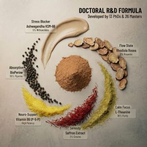 Private Label Zen-Edge Pro Nootropic Capsules | Custom Ashwagandha KSM-66 & L-Theanine Formula | OEM/ODM Stress Relief & Focus Supplement for Brain Health | High Potency Saffron Extract - Image 5