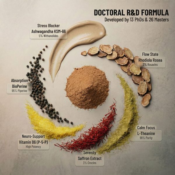 Private Label Zen-Edge Pro Nootropic Capsules | Custom Ashwagandha KSM-66 & L-Theanine Formula | OEM/ODM Stress Relief & Focus Supplement for Brain Health | High Potency Saffron Extract