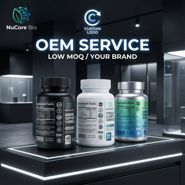 Custom Glutathione Capsules OEM/ODM | 99% Reduced Form Active Peptide Supplement | Bio-Fermentation Source Bulk Manufacturing | High Flowability for Easy Filling | Private Label Skin Glow & Wellness Formula | US Stock 2-5 Days Delivery | Low MOQ B2B Supplier