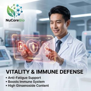 Premium Ginseng Peptide Powder, 300-500Da Small Molecule Panax Ginseng Extract, High Ginsenoside Content for Immune Support & Vitality, GMP/ISO Certified Bulk Supply, Private Label OEM/ODM Service | Ginseng  Protein Peptide - Image 5