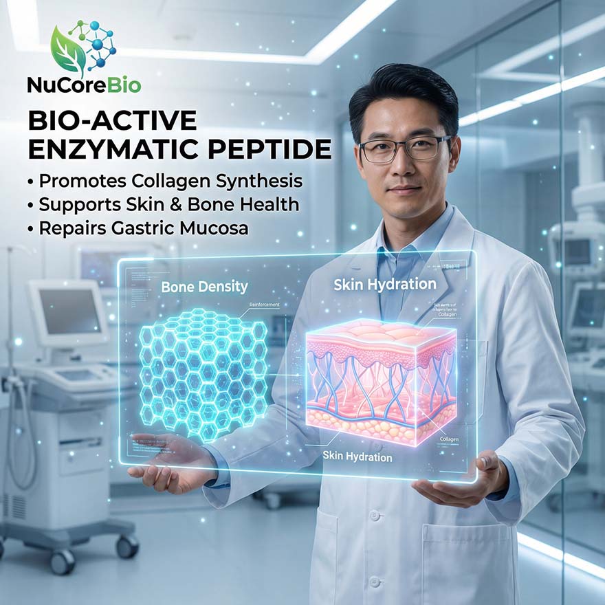 Hydrolyzed Fish Collagen Peptide Powder 800-1000 Dalton | Hydrolyzed Tilapia Scale Collagen | High Hydroxyproline for Skin & Joint Health | Premium OEM/ODM Private Label Supplement Raw Material | ISO & Halal Certified Global Supply - Image 5