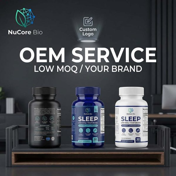 Melatonin Powder & Capsules | 99% Pure USP Grade Sleep Supplement | Private Label OEM/ODM Service | Active Peptide Series Synergist | US Stock Fast Shipping | Low MOQ Wholesale Custom Brand