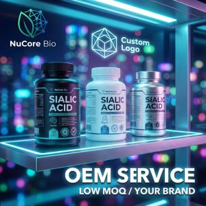 98% Sialic Acid Powder Bulk OEM/ODM | Pure N-Acetylneuraminic Acid (NANA) Supplement | Private Label Bird's Nest Extract for Brain & Skin | High Flowability Sialic Acid Capsules | US Stock Fast Delivery | Lab Tested No Heavy Metals - Image 5