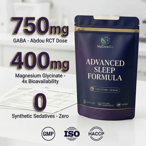 Melatonin-Free Sleep Supplement Bulk | OEM/ODM GABA 750mg Magnesium Glycinate Powder | Private Label Non-Habit Forming Deep Sleep Formula | EU & US Compliant Wholesale Valerian Passionflower Extract | Fast-Acting Relaxation Aid for Global Brands