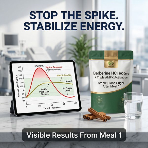 OEM Berberine HCl 1000mg Powder | Triple AMPK Activation Formula | High-Absorption Bioavailability with Piperine | Natural GLP-1 Support Supplement | Stable Post-Meal Blood Sugar Control | Private Label Metabolic Blend | Custom Weight Management Solutions