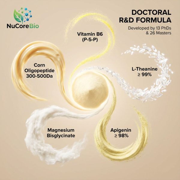 DeepREM Peptide Sleep Supplement OEM/ODM: Corn Oligopeptide 300-500Da with L-Theanine & Apigenin - High-Profit Private Label Formula