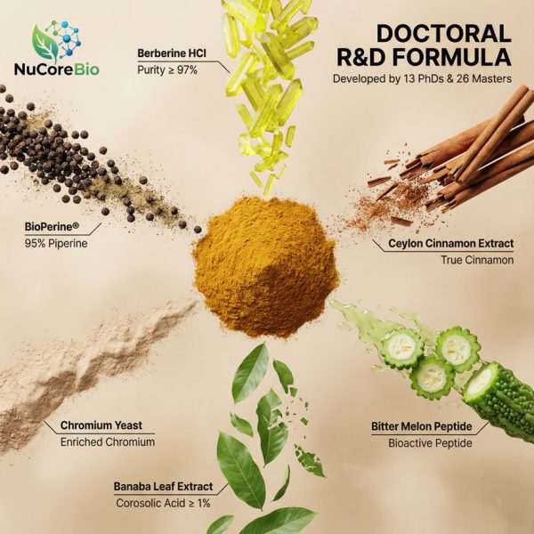 OEM/ODM Gluco-Cut Pro: Bulk Berberine HCl & Bitter Melon Peptide Capsules | Blood Sugar Support Supplement Manufacturer | Custom Formula