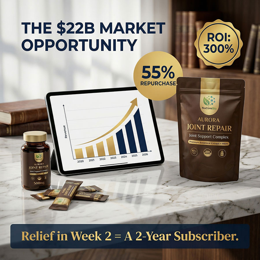 Bulk Active Joint Repair Peptides Powder | Private Label OEM/ODM Botanical Extract Supplement | Dual-Pathway Anti-Inflammatory COX-2 5-LOX | High Bioavailability Curcumin Boswellia MSM Glucosamine | Wholesale Joint Health Formulation for Sports Nutrition & Senior Care - Image 8