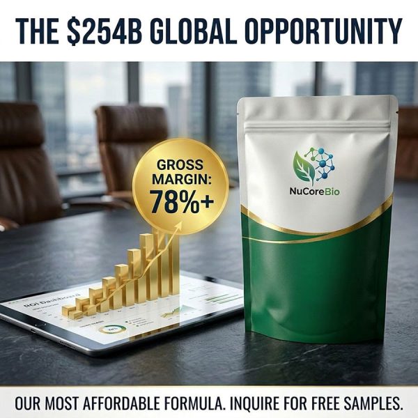 OEM/ODM Berberine & EGCG Metabolic Blend Powder | Natural GLP-1 Support for Weight Management | High-Purity Active Peptide Formula | Thermogenic Fat Burner Bulk Supply | Custom Label Supplement Manufacturer | 1kg MOQ, 78%+ Gross Margin Opportunity