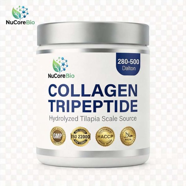 Collagen Tripeptide Powder | Ultra-Low Dalton <500 Da High GPH | Bulk Hydrolyzed Tilapia Scale Collagen for Beauty & Health | Private Label OEM/ODM Global Supply - GMP & ISO Certified