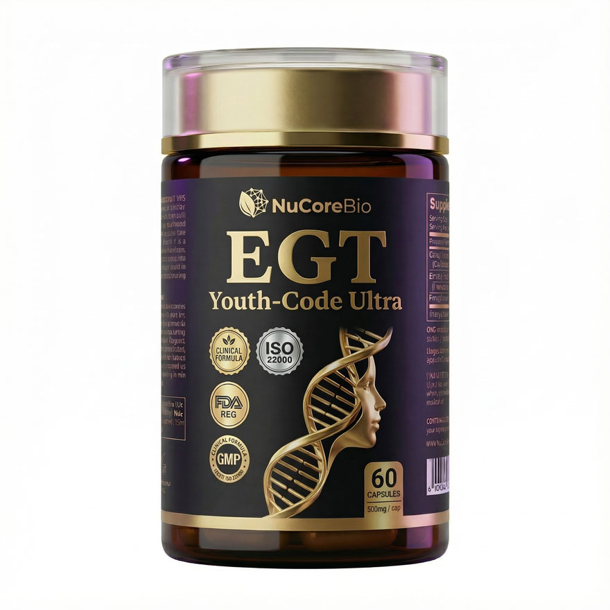 EGT Youth CodeCustom EGT Ergothioneine Collagen Tripeptide Capsules | High-Potency Anti-Aging Supplement OEM/ODM | Youth-Code Ultra Private Label Peptide Formula | GMP Certified Bulk Sourcing for Viral Beauty Brands - Image 7
