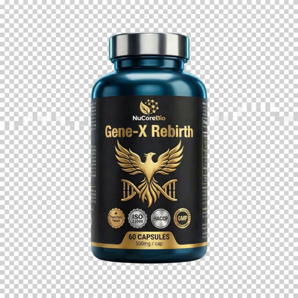 NuCoreBio Gene-X Rebirth: Anti-Aging Beta-NMN 99.9% & Ginseng Peptide Supplement | Private Label Longevity ODM/OEM Solution, Low MOQ, GMP Certified DNA Repair Capsules, High-Profit NMN Formula