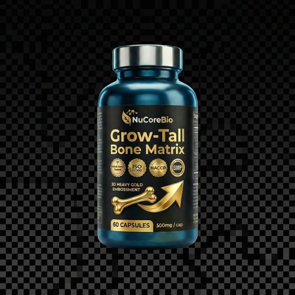 Premium Bone Collagen Peptide Grow-Tall Supplement: Custom OEM/ODM Formula with Egg Yolk Peptide & Vitamin K2 MK7 | High-Purity Bioactive Peptides for Bone Density | FDA/GMP Certified Manufacturer, Low MOQ White Label Solution for Global Brands