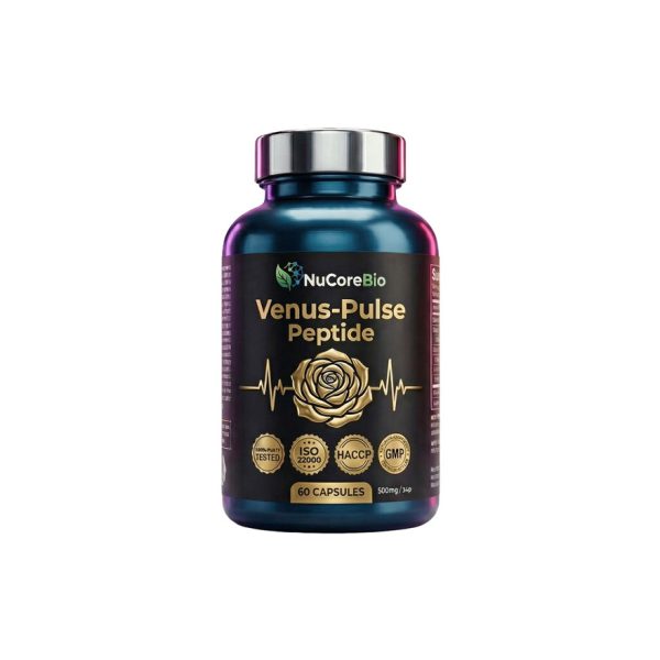 Private Label Women’s Libido Booster Venus-Pulse Peptide Capsules | Bioactive Soy Oligopeptide Formula for Female Hormonal Balance & Passion | High-Potency OEM/ODM Wellness Supplement | Pure Saffron & Black Maca Extract | Bulk Supply with Low MOQ