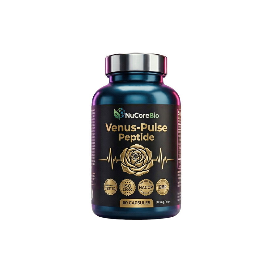 Private Label Women’s Libido Booster Venus-Pulse Peptide Capsules | Bioactive Soy Oligopeptide Formula for Female Hormonal Balance & Passion | High-Potency OEM/ODM Wellness Supplement | Pure Saffron & Black Maca Extract | Bulk Supply with Low MOQ - Image 7