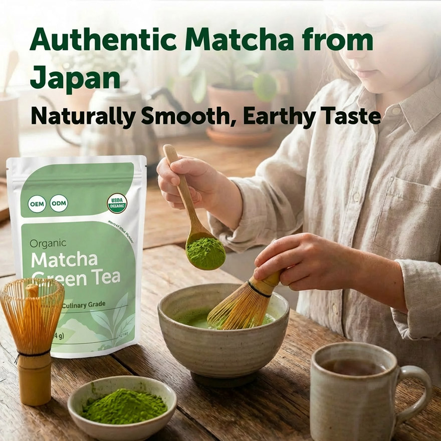 Bulk Organic Matcha Green Tea Powder for OEM/ODM | Premium Culinary Grade First Harvest Matcha from Japan | USDA Certified Organic & Non-GMO Raw Material | Private Label Matcha for Amazon TikTok Sellers | 10-Year Anniversary Direct Sourcing Supply - Image 7