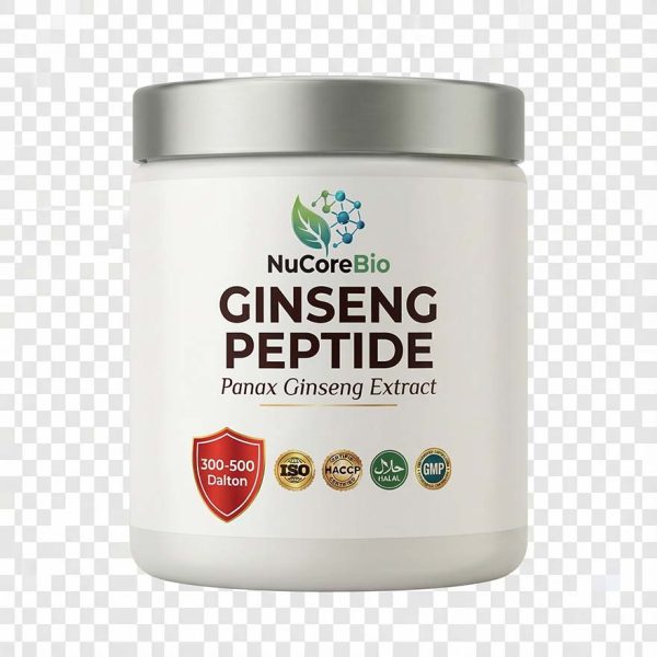Premium Ginseng Peptide Powder, 300-500Da Small Molecule Panax Ginseng Extract, High Ginsenoside Content for Immune Support & Vitality, GMP/ISO Certified Bulk Supply, Private Label OEM/ODM Service | Ginseng Protein Peptide