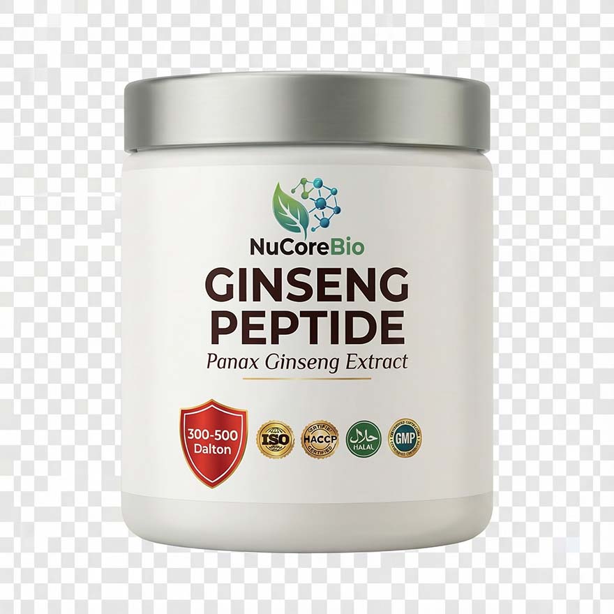 Premium Ginseng Peptide Powder, 300-500Da Small Molecule Panax Ginseng Extract, High Ginsenoside Content for Immune Support & Vitality, GMP/ISO Certified Bulk Supply, Private Label OEM/ODM Service | Ginseng  Protein Peptide - Image 7