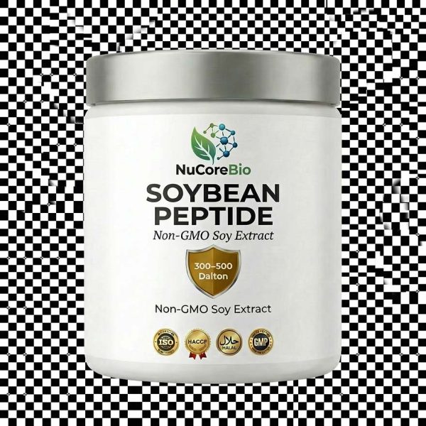 Bulk Soybean Peptide Powder | Small Molecule 300-500 Da Non-GMO Soy Protein Hydrolysate | Private Label Supplement OEM/ODM Supply | Soybean  Protein Peptide