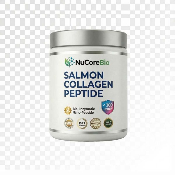 Bulk Salmon Collagen Peptide Powder | <300 Da Nano-Oligopeptide for Supplement OEM/ODM | Pure Marine Protein Hydrolysate, Wild-Caught, Bio-Enzymatic Extraction | GMP/ISO Certified Factory Direct Supply for Health Brands & Formulators