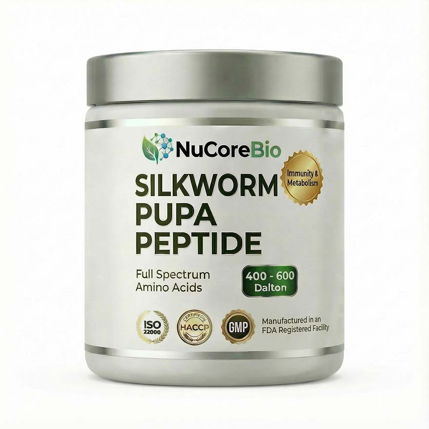 Bulk Pure Silkworm Pupa Peptide Powder | 400-600 Dalton Small Molecule Amino Acids | Immune System & Liver Health Support | Premium Fat-Free Insect Protein | OEM/ODM Supply | Silkworm Pupa  Protein Peptide - Image 7