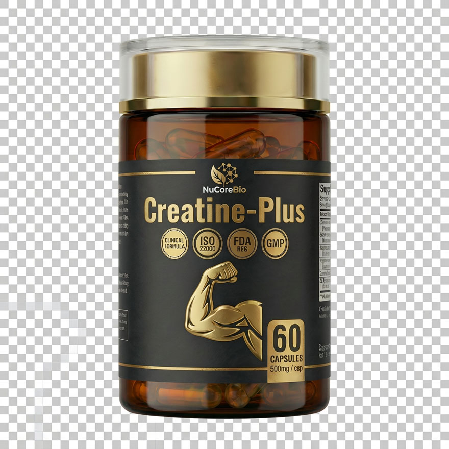 NuCoreBio Bulk Creatine-Plus Turbo Capsules: Premium OEM/ODM Muscle Growth Supplement with 99% Pure Creatine HCl, Cordyceps & Fenugreek Extract – Private Label White Label Sports Nutrition, ISO/GMP Certified Manufacturer, Low MOQ Custom Formula - Image 6