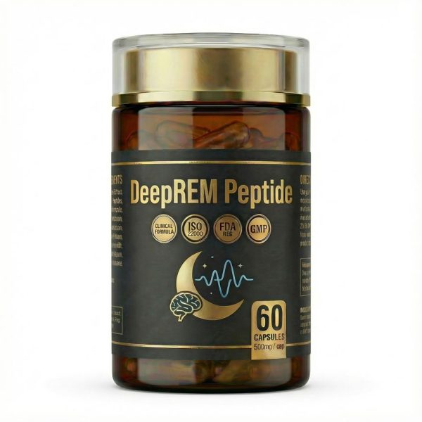 DeepREM Peptide Sleep Supplement OEM/ODM: Corn Oligopeptide 300-500Da with L-Theanine & Apigenin - High-Profit Private Label Formula