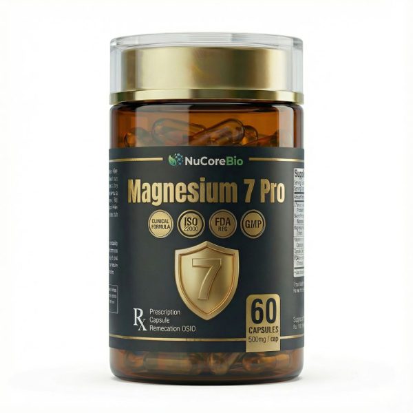 Premium Magnesium 7 Pro Complex Capsules with Bioactive Walnut Peptide | Custom OEM/ODM Magnesium L-Threonate & Bisglycinate Blend