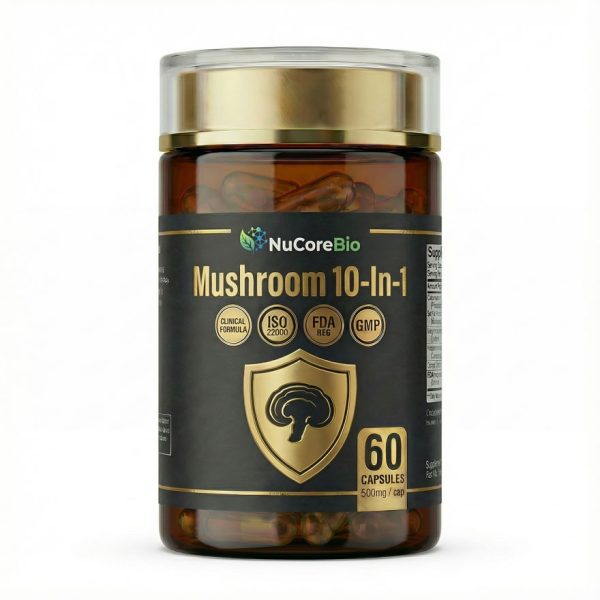 Mushroom Complex Supplement with Spleen Peptide | OEM/ODM Private Label Nootropic | ISO & GMP Certified Bulk Capsules Manufacturer