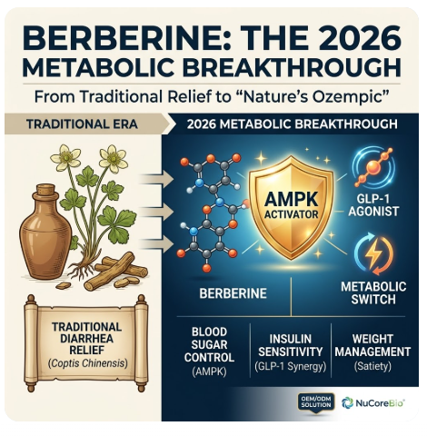 Berberine: From Traditional Diarrhea Relief to "Nature’s Ozempic" — The 2026 Metabolic Breakthrough