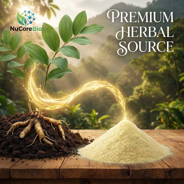 Yellow Essence Polygonatum Peptide Powder | 300-500 Dalton High Bioavailability | Bulk OEM/ODM Herbal Extract for Heart & Joint Support | Yellow Essence  Protein Peptide