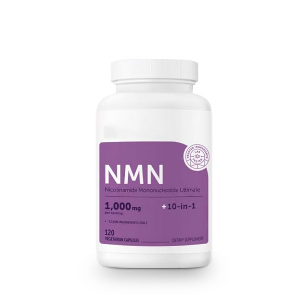 Bulk NMN Supplement 1000mg Capsules | 10-in-1 Private Label Nicotinamide Mononucleotide | OEM/ODM Anti-Aging Formula with Clean Ingredients | Easy to Swallow High Potency Wellness Booster for Shopify & Amazon FBA Brands