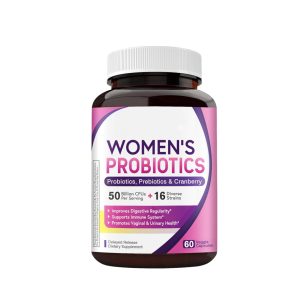 Private Label Women's Probiotics 50 Billion CFU with Cranberry & Prebiotics - Custom Formula OEM/ODM Vaginal & Digestive Health Supplement Manufacturer - Image 2