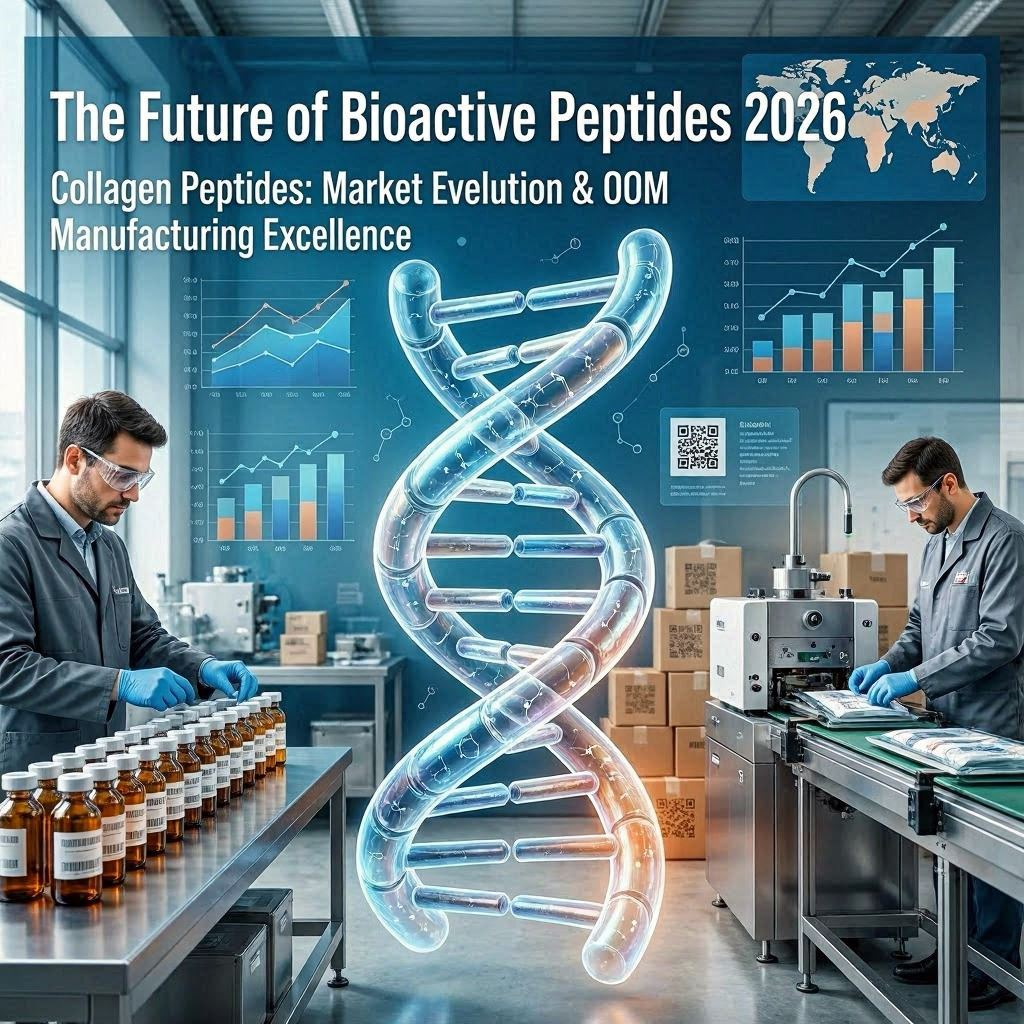 The Future of Bioactive Peptides: 2026 Collagen Peptides Market Evolution & OEM Manufacturing Excellence