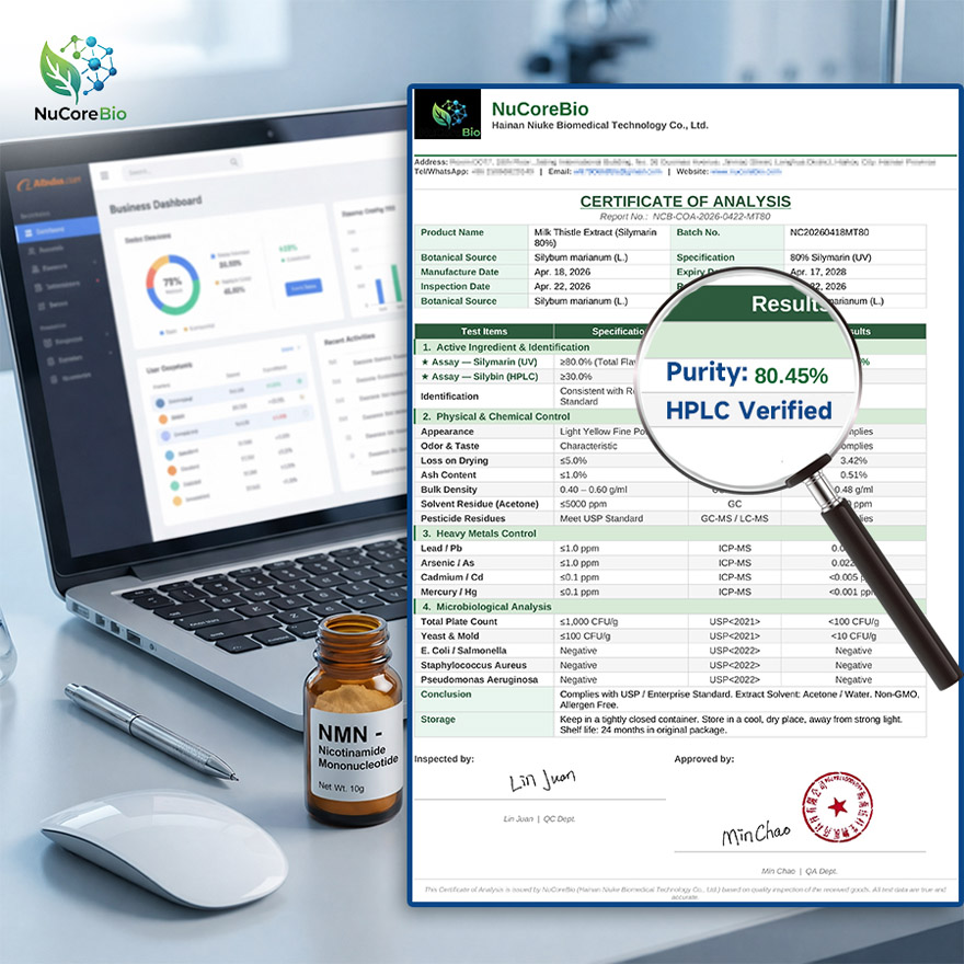 Premium Active Peptides & Milk Thistle Extract 80% | Bulk Private Label OEM/ODM | US Stock Ready - Image 2
