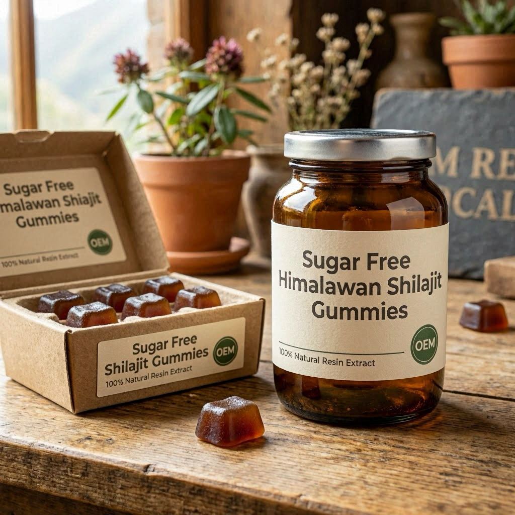 sugar free himalayan shilajit gummies oem