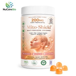 Private Label CoQ10 PQQ Collagen Peptide Gummies OEM: Bulk Anti-Aging Skin Beauty Supplement Manufacturer