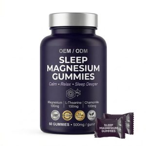OEM Magnesium Glycinate Sleep Gummies  | Individually packaged | Bulk Private Label Active Peptide Supplement | Custom Formula Anti-Aging Relax Vitamin - Image 2