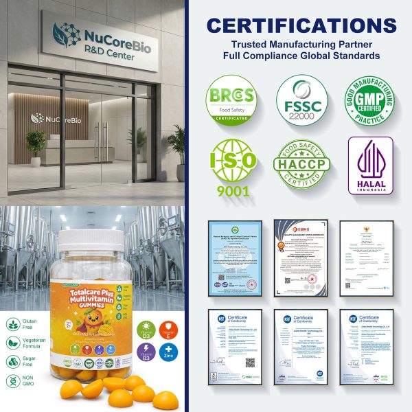 Custom Sugar-Free Active Peptide Multivitamin Kids Gummies: Low MOQ Supplement OEM/ODM B2B Solutions