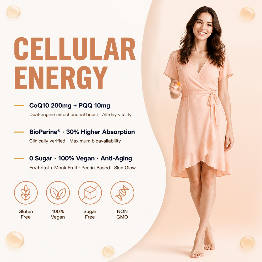 Private Label CoQ10 PQQ Collagen Peptide Gummies OEM: Bulk Anti-Aging Skin Beauty Supplement Manufacturer - Image 3