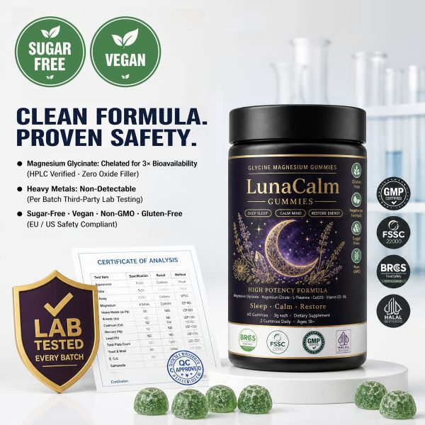 Private Label Magnesium Glycinate Gummies OEM: Custom L-Theanine Sleep Supplements Bulk Buy