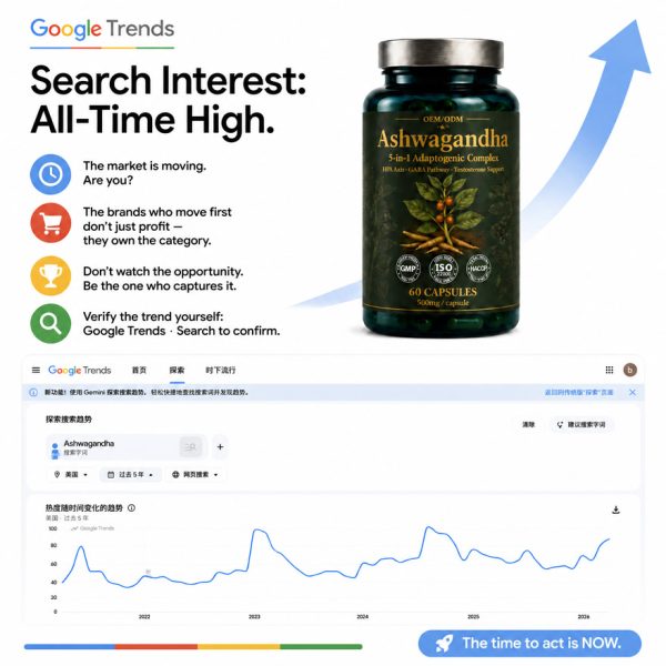 Ashwagandha 5-in-1 Adaptogenic Complex