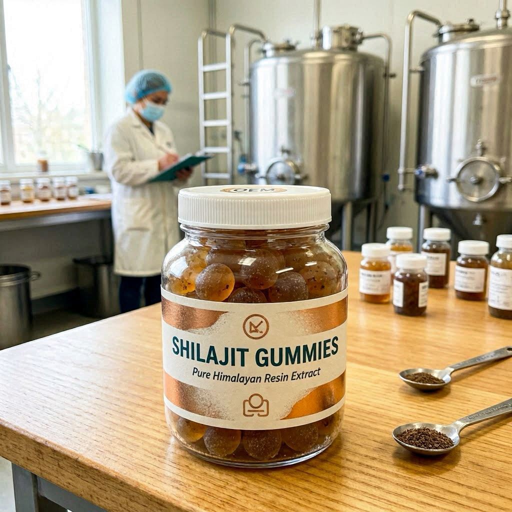 Shilajit Gummies OEM Manufacturing